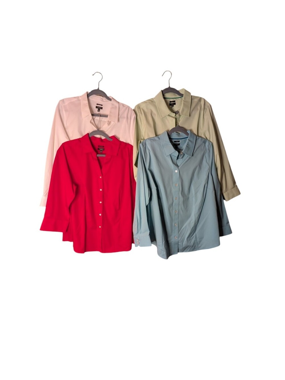 Talbots non-iron perfect shirt bundle (4) size 18WP tailored structured classic - Picture 9 of 9